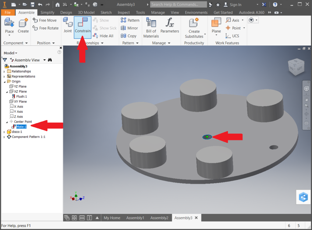 How to obtain it in Inventor — step 4