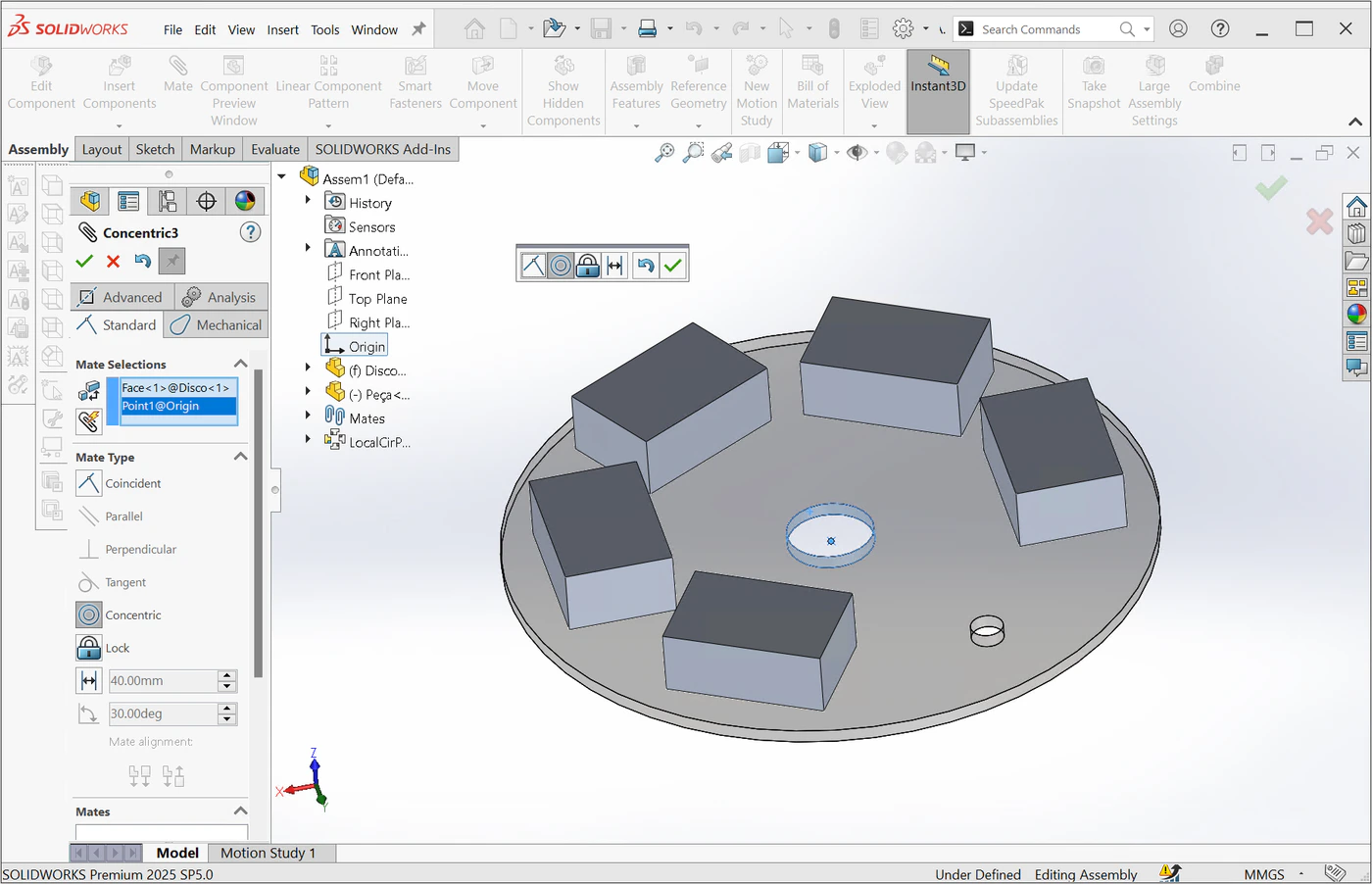 SolidWorks - etapa 4