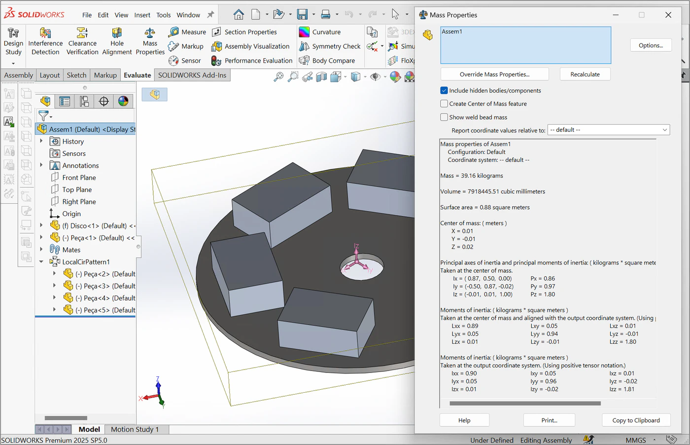 SolidWorks - etapa 6